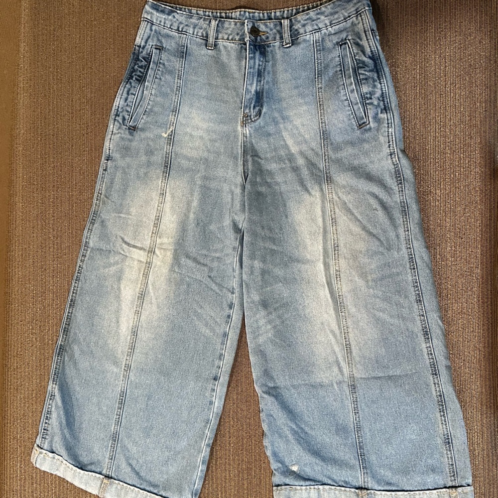 Straight leg jeans